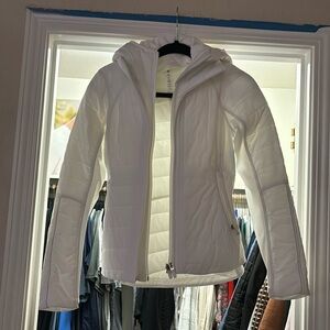 Jacket, fitted, hooded